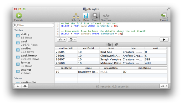 Sqlite